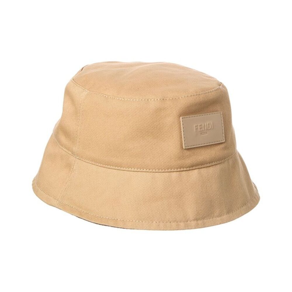 Fendi Bucket Hat, Beige